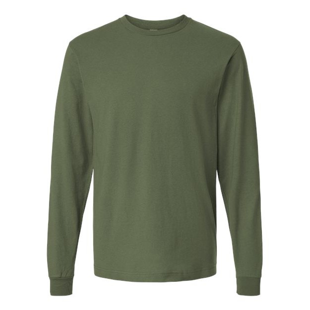 Unisex Fine Jersey Long Sleeve T-Shirt - Thumbnail Image