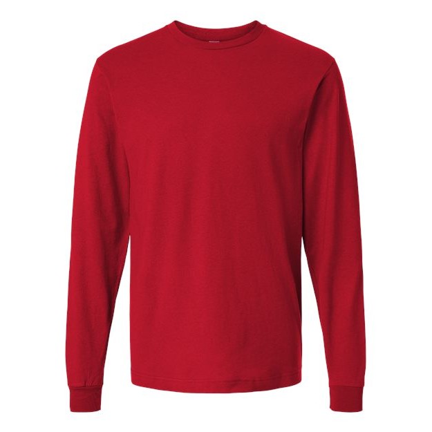 Unisex Fine Jersey Long Sleeve T-Shirt - Thumbnail Image