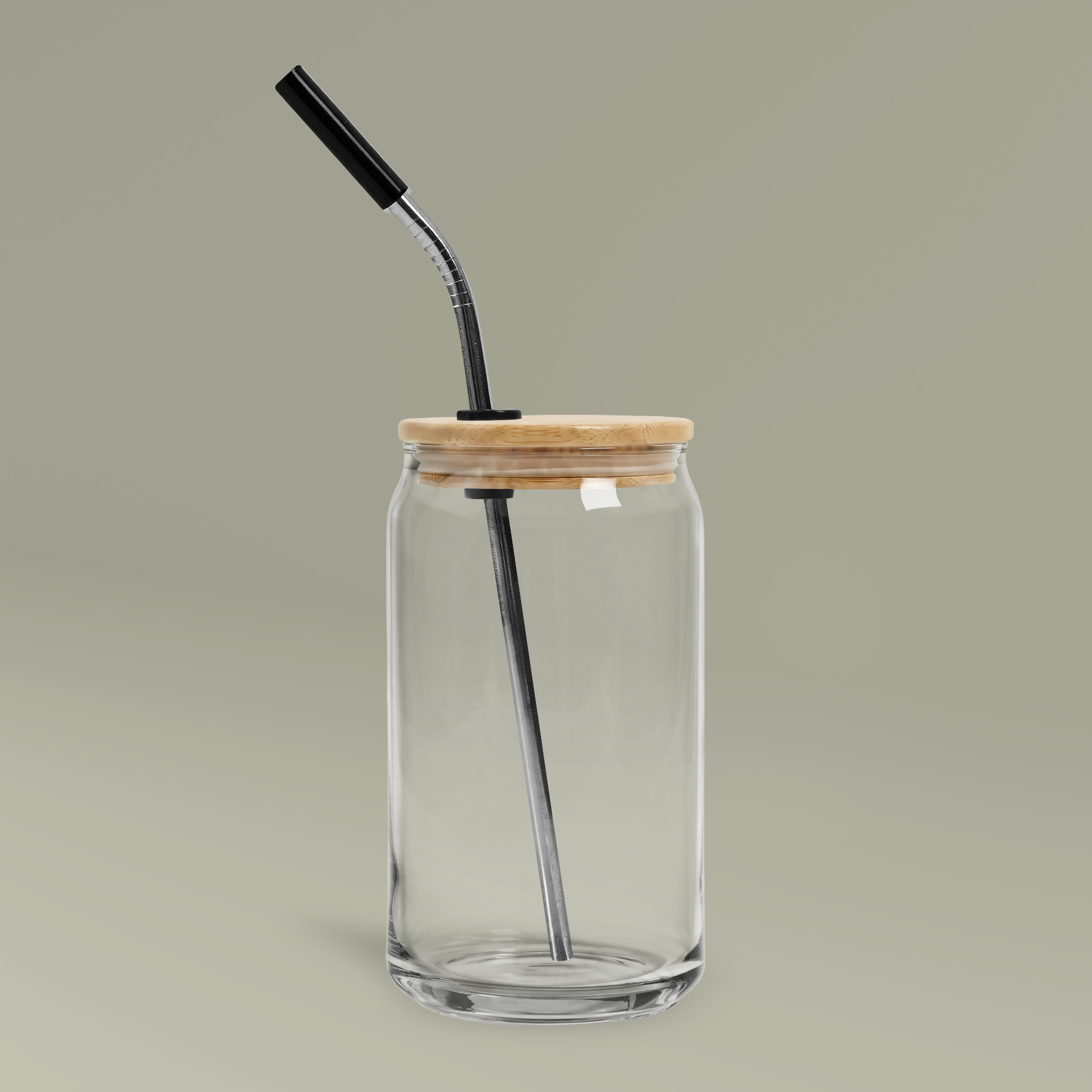 Can Glass with Lid, 16oz (Engraving) - Main Image