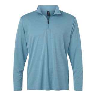 Men's Performance Mélange Quarter-Zip Pullover