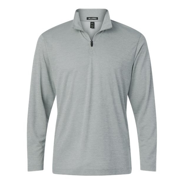 Men's Performance Mélange Quarter-Zip Pullover - Thumbnail Image