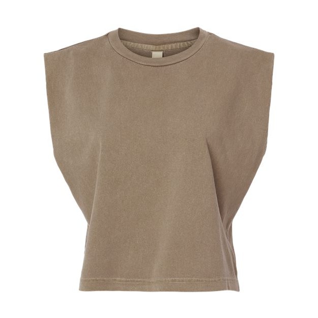 Women's Garment-Dyed Heavyweight Muscle Tee - Thumbnail Image