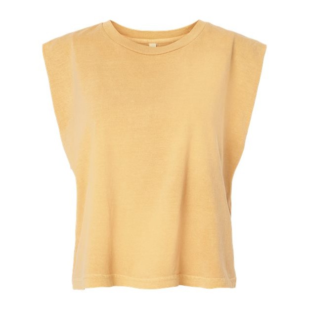 Women's Garment-Dyed Heavyweight Muscle Tee - Thumbnail Image