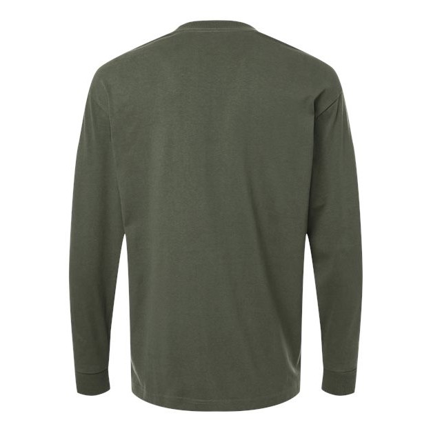 Unisex Super Heavyweight Long Sleeve Pocket Tee - Thumbnail Image