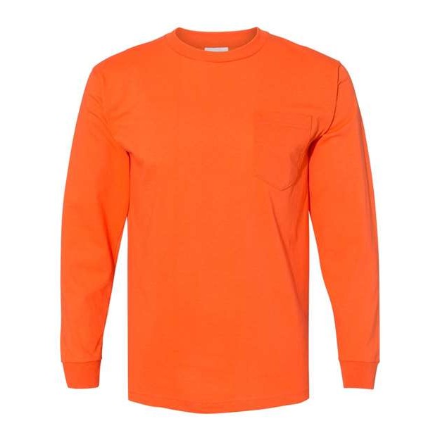 Unisex USA-Made Long Sleeve Pocket T-Shirt - Thumbnail Image