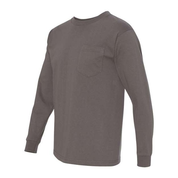 Unisex USA-Made Long Sleeve Pocket T-Shirt - Thumbnail Image