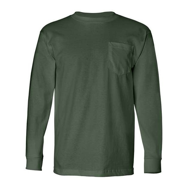 Unisex USA-Made Long Sleeve Pocket T-Shirt - Thumbnail Image