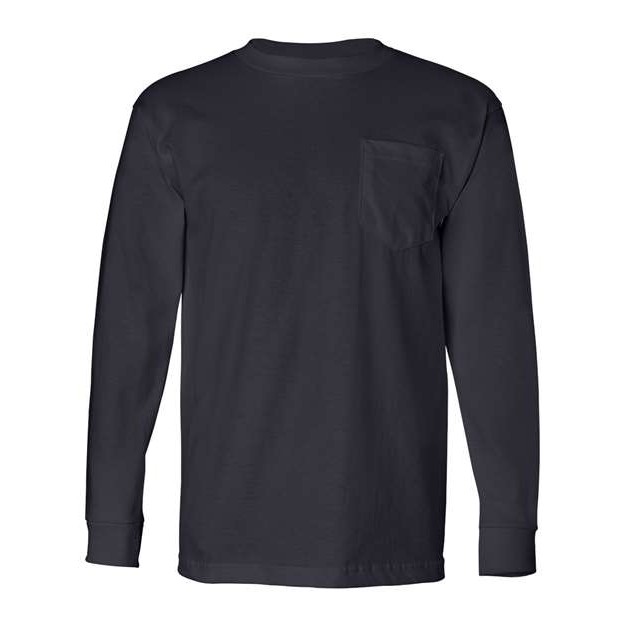 Unisex USA-Made Long Sleeve Pocket T-Shirt - Thumbnail Image