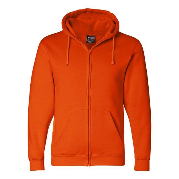 Unisex USA-Made Full-Zip Hooded Sweatshirt - Thumbnail Image