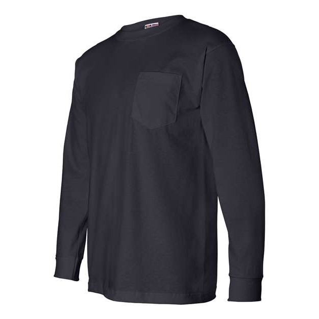Unisex USA-Made Long Sleeve Pocket T-Shirt - Thumbnail Image