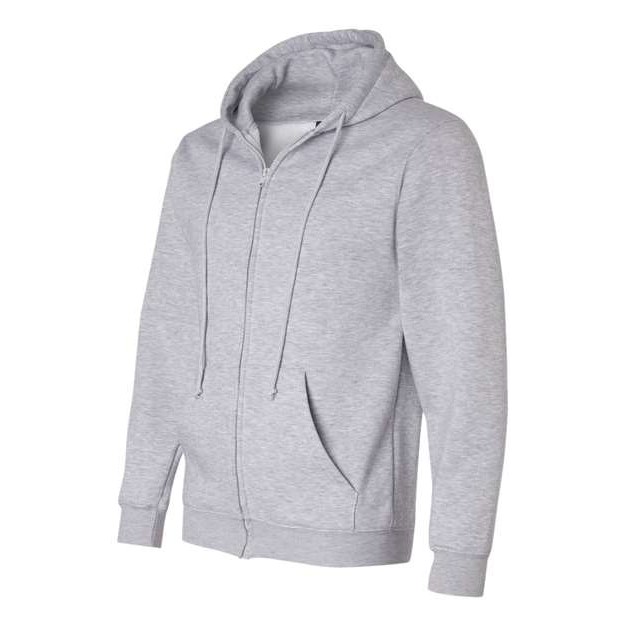 Unisex USA-Made Full-Zip Hooded Sweatshirt - Thumbnail Image