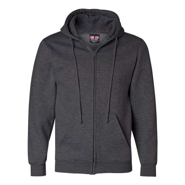 Unisex USA-Made Full-Zip Hooded Sweatshirt - Thumbnail Image