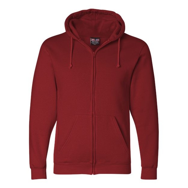 Unisex USA-Made Full-Zip Hooded Sweatshirt - Thumbnail Image
