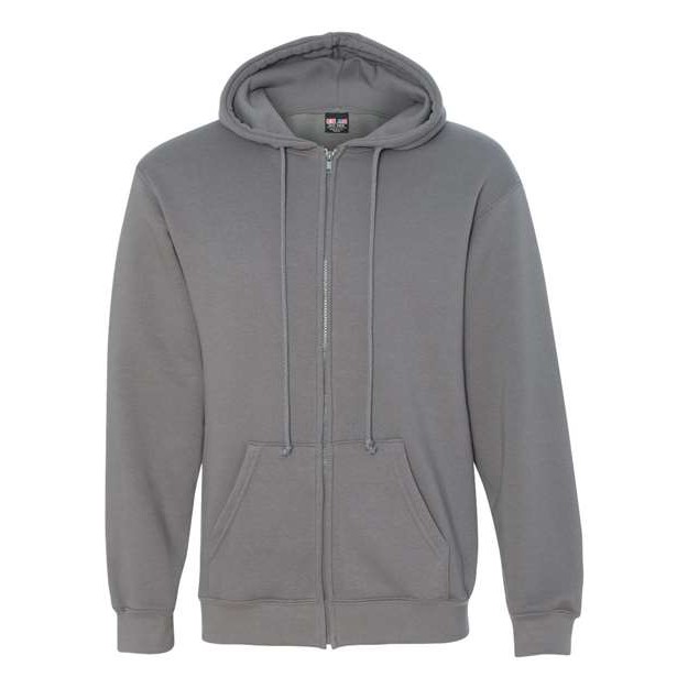 Unisex USA-Made Full-Zip Hooded Sweatshirt - Thumbnail Image