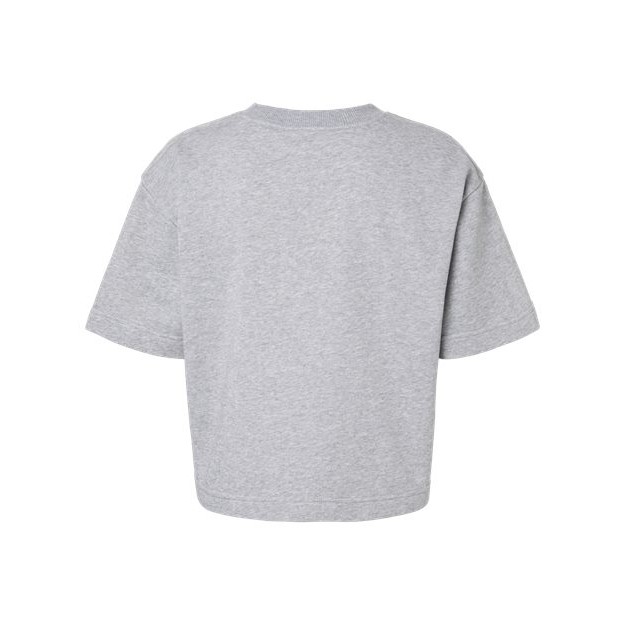 Women's French Terry Mid-Length Boxy Top - Thumbnail Image