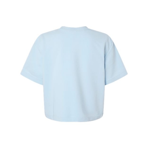 Women's French Terry Mid-Length Boxy Top - Thumbnail Image