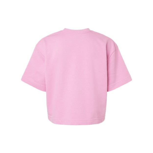 Women's French Terry Mid-Length Boxy Top - Thumbnail Image