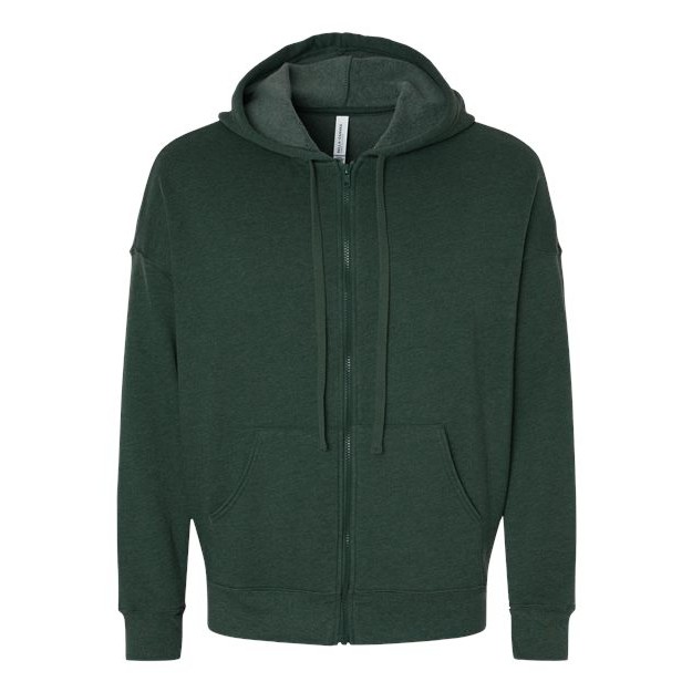 Unisex Sponge Fleece DTM Full-Zip Hoodie Sweatshirt - Thumbnail Image
