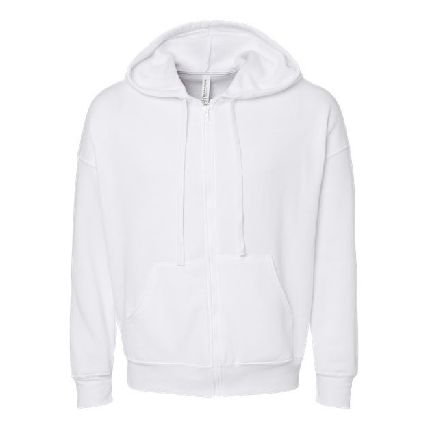 Unisex Sponge Fleece DTM Full-Zip Hoodie Sweatshirt - Thumbnail Image