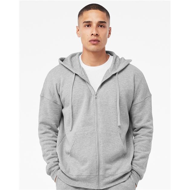 Unisex Sponge Fleece DTM Full-Zip Hoodie Sweatshirt - Thumbnail Image