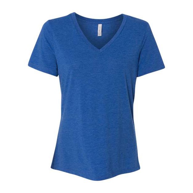 Women's Relaxed Triblend V-Neck Tee - Thumbnail Image