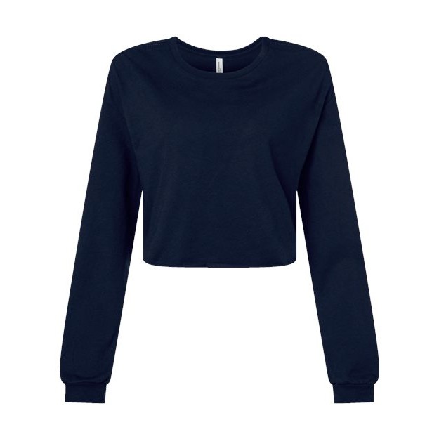 Women's FWD Fashion Crop Long Sleeve Tee - Thumbnail Image