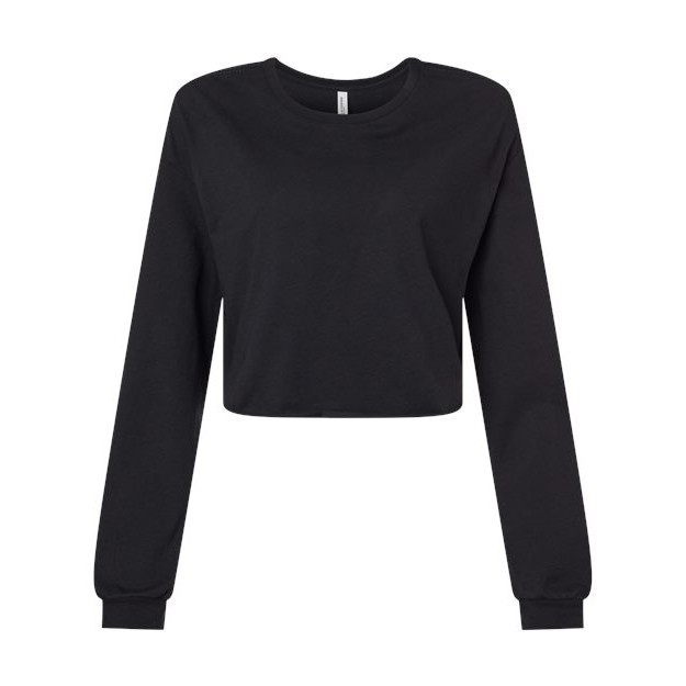 Women's FWD Fashion Crop Long Sleeve Tee - Thumbnail Image