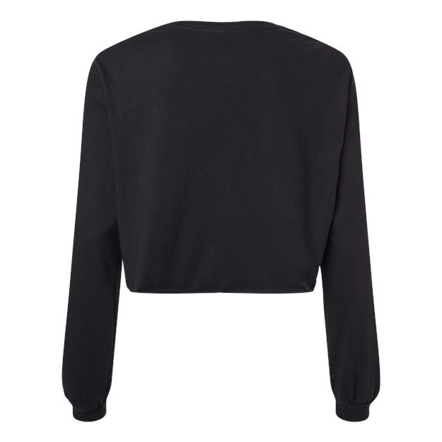 Women's FWD Fashion Crop Long Sleeve Tee - Thumbnail Image