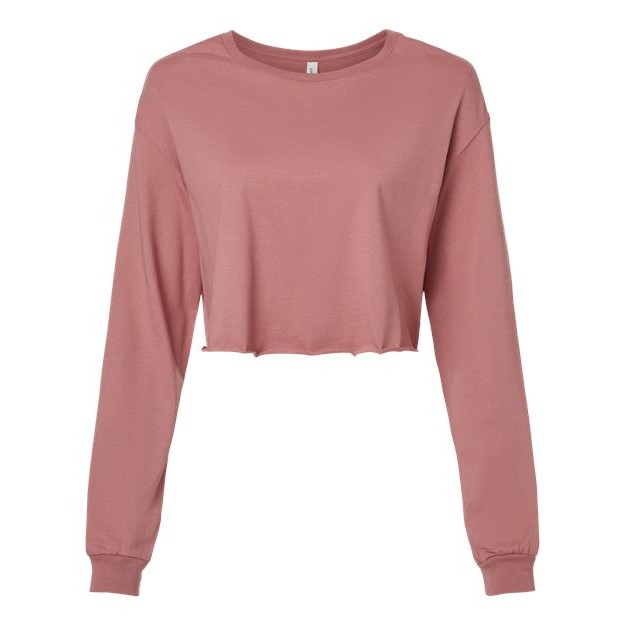 Women's FWD Fashion Crop Long Sleeve Tee - Thumbnail Image