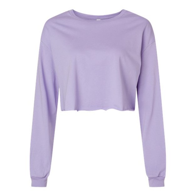 Women's FWD Fashion Crop Long Sleeve Tee - Thumbnail Image