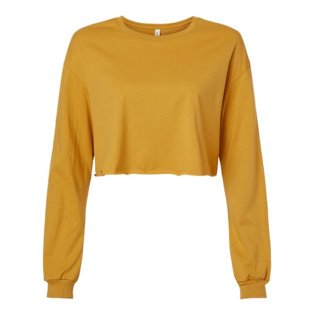 Women's FWD Fashion Crop Long Sleeve Tee - Thumbnail Image