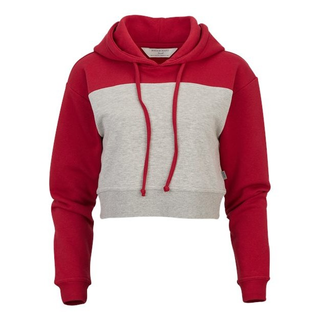 Women's Cropped Fleece Hooded Sweatshirt