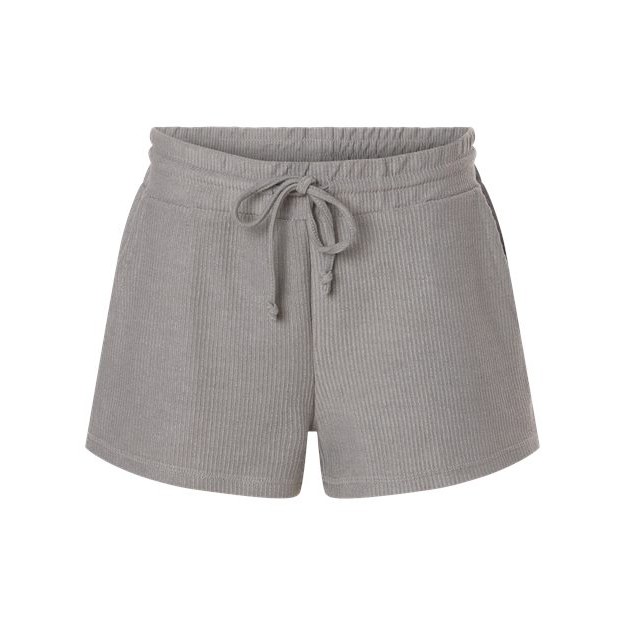 Women's Ribbed Knit Shorts - Thumbnail Image