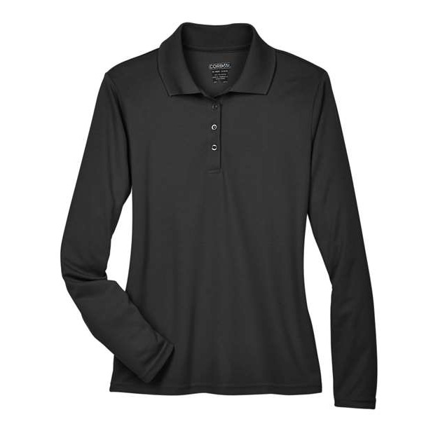 Women's Long Sleeve Piqué Polo - Main Image