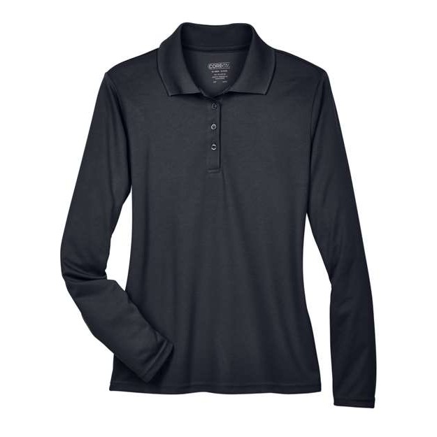 Women's Long Sleeve Piqué Polo - Thumbnail Image