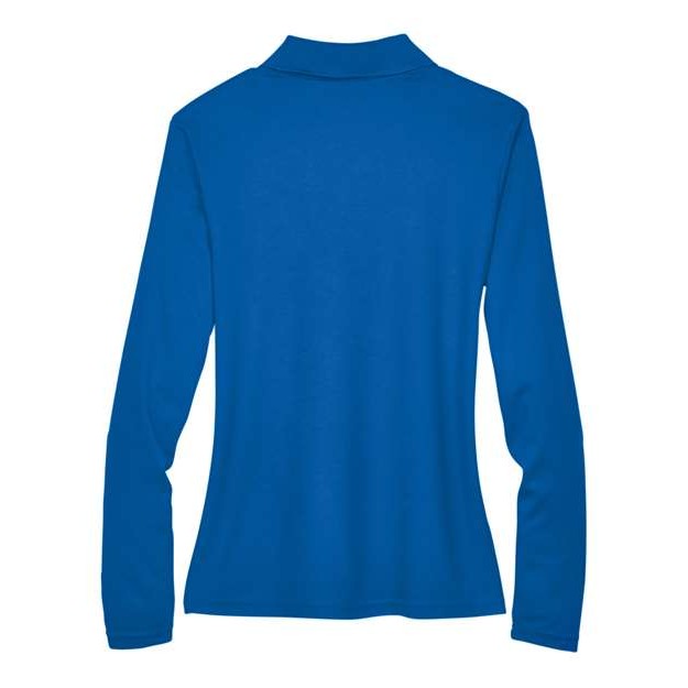 Women's Long Sleeve Piqué Polo - Thumbnail Image