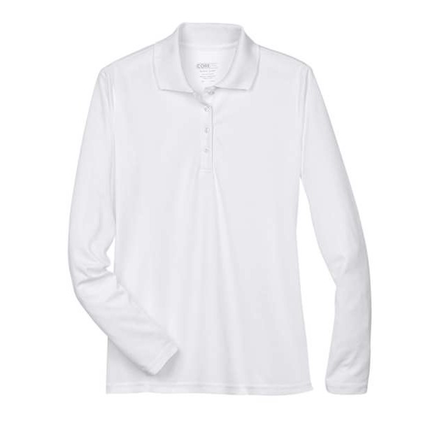 Women's Long Sleeve Piqué Polo - Thumbnail Image