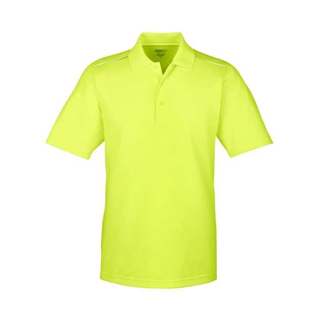Men's Radiant Performance Piqué Polo with Reflective Piping - Thumbnail Image