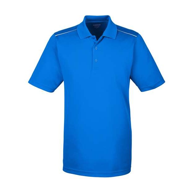 Men's Radiant Performance Piqué Polo with Reflective Piping - Thumbnail Image