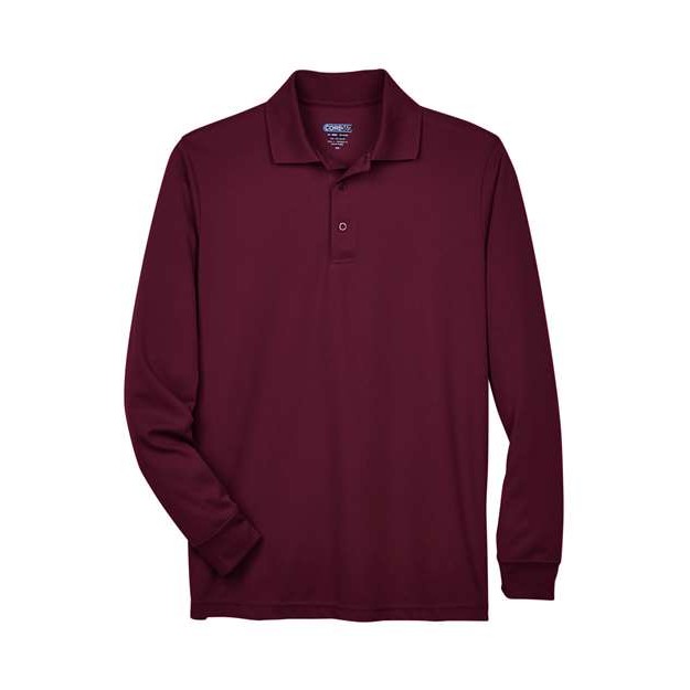 Men's Pinnacle Performance Long Sleeve Piqué Polo - Main Image