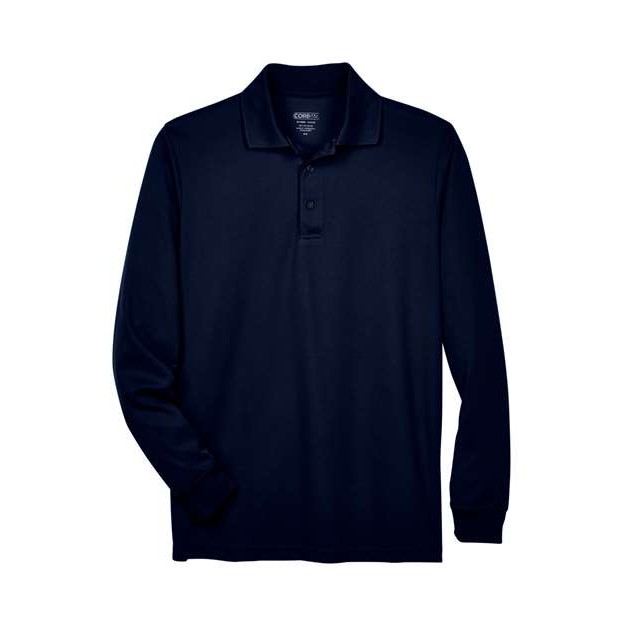 Men's Pinnacle Performance Long Sleeve Piqué Polo - Thumbnail Image