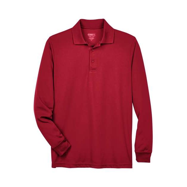 Men's Pinnacle Performance Long Sleeve Piqué Polo - Thumbnail Image