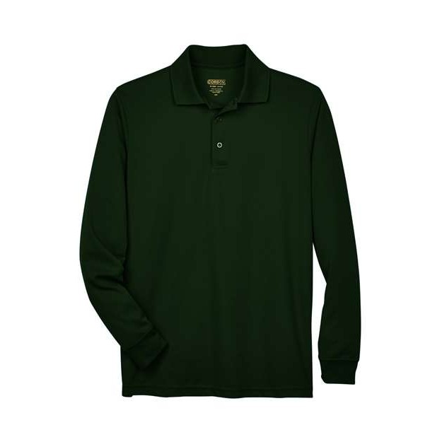 Men's Pinnacle Performance Long Sleeve Piqué Polo - Thumbnail Image