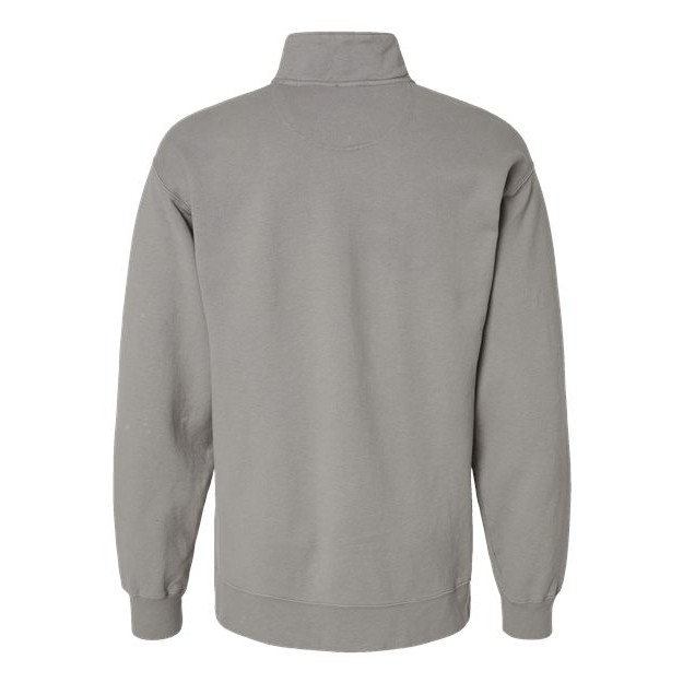Unisex Garment-Dyed Quarter-Zip Sweatshirt - Thumbnail Image