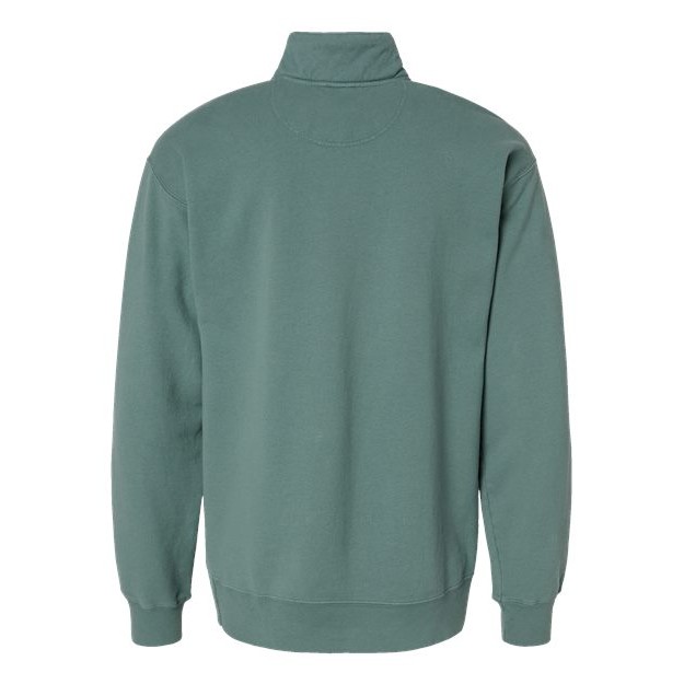 Unisex Garment-Dyed Quarter-Zip Sweatshirt - Thumbnail Image