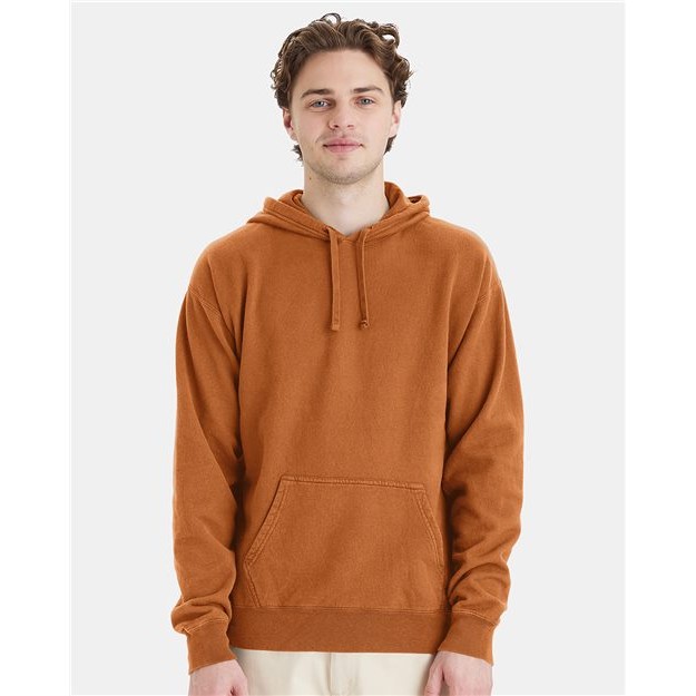 Unisex Garment-Dyed Hooded Sweatshirt - Main Image