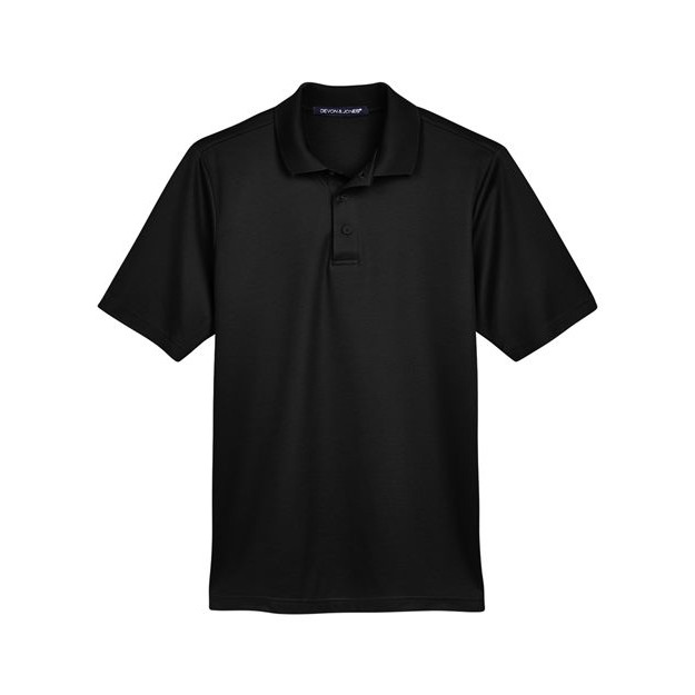Men's Plaited Polo - Thumbnail Image