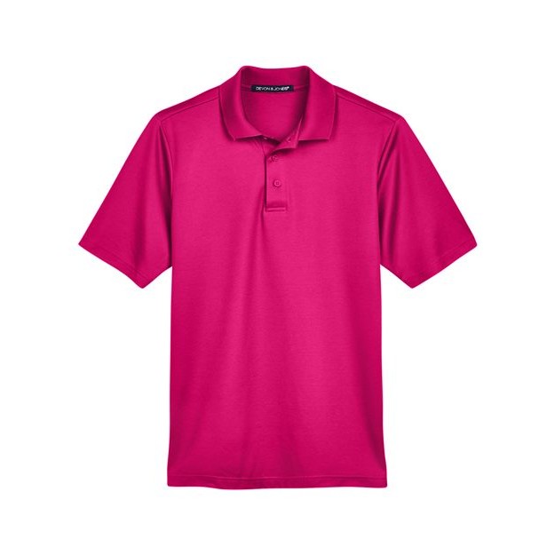 Men's Plaited Polo - Thumbnail Image