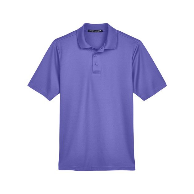 Men's Plaited Polo - Thumbnail Image