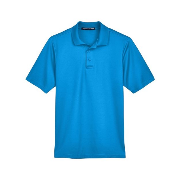 Men's Plaited Polo - Thumbnail Image